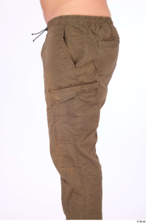 Dash brown cargo pants casual dressed thigh 0003.jpg